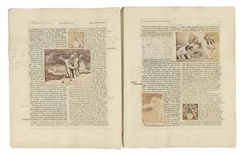 TISSOT, JAMES. Publishers layout of the Old Testament portion of The Life of Our Lord, Jesus Christ, with an Autograph Letter Sign